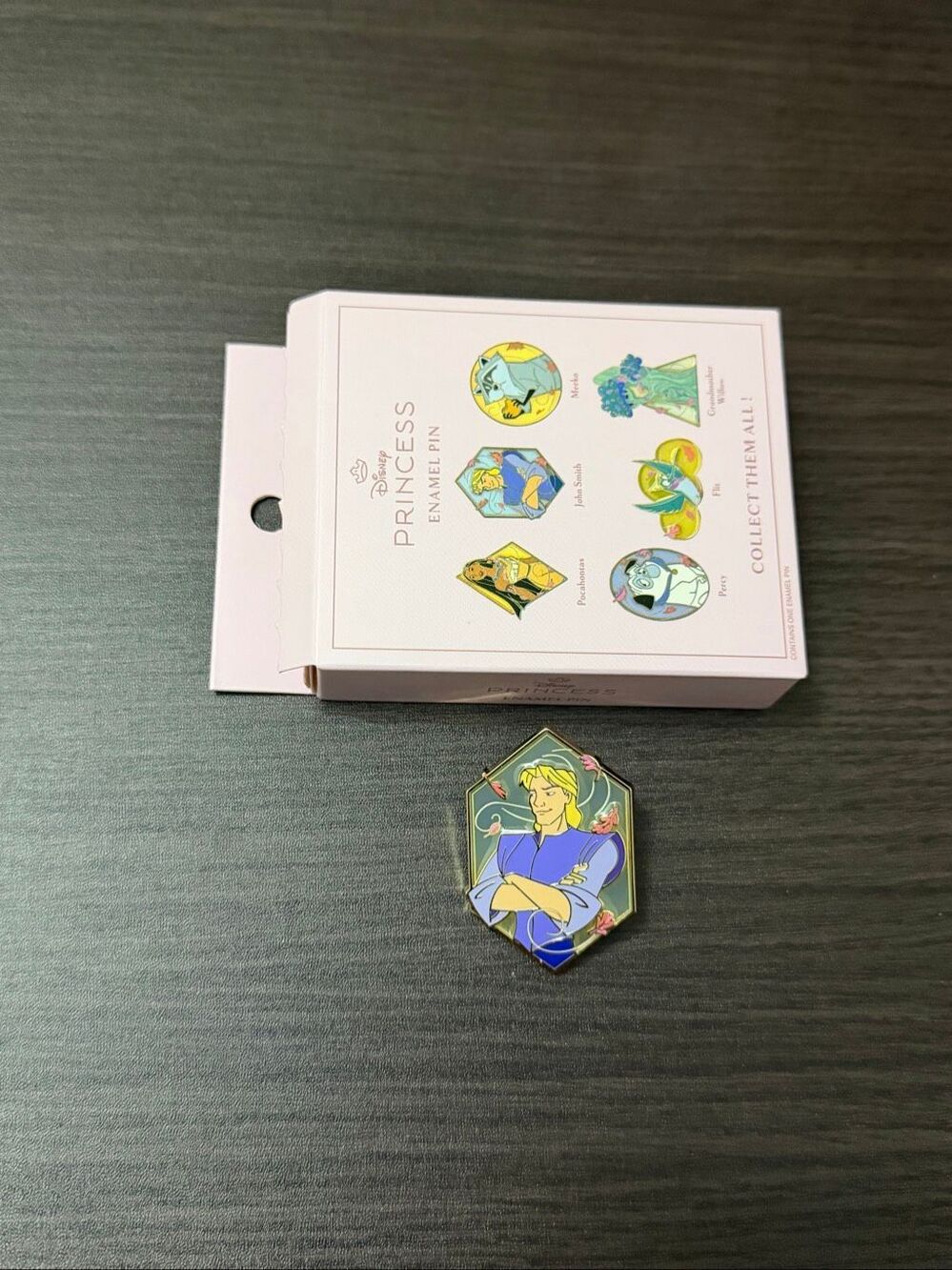 Disney Pocahontas Characters Blind Box Enamel Pin - John Smith